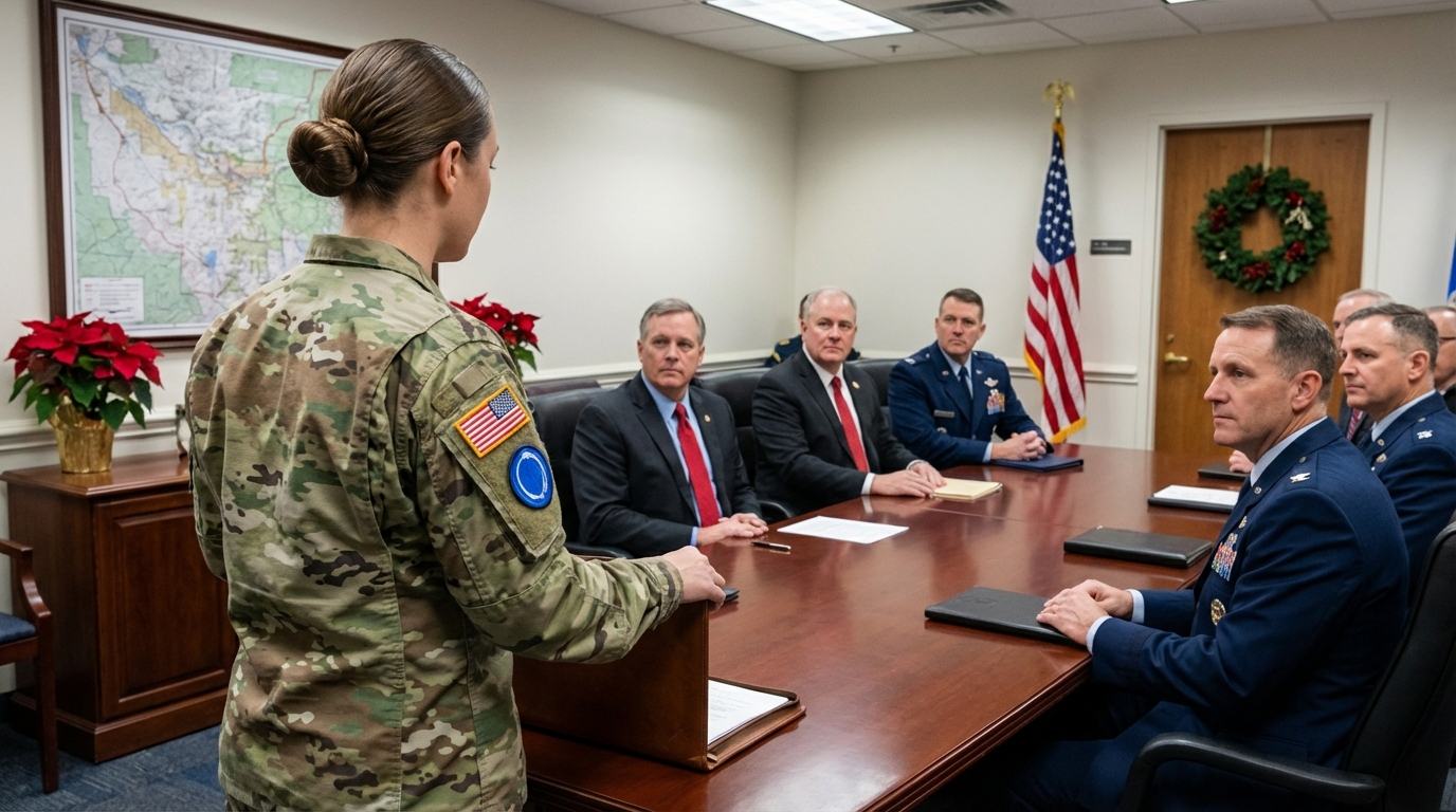 Her Superiors Made Her Serve Coffee at the Briefing, Until the General Saw Her Navy SEAL Ring