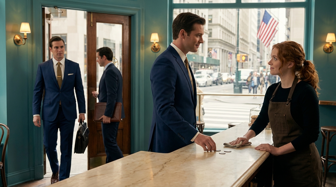 I worked as a waitress to help my elderly grandfather keep his small café running. my brother, a big-shot lawyer, stopped by almost every day in his fancy suv —