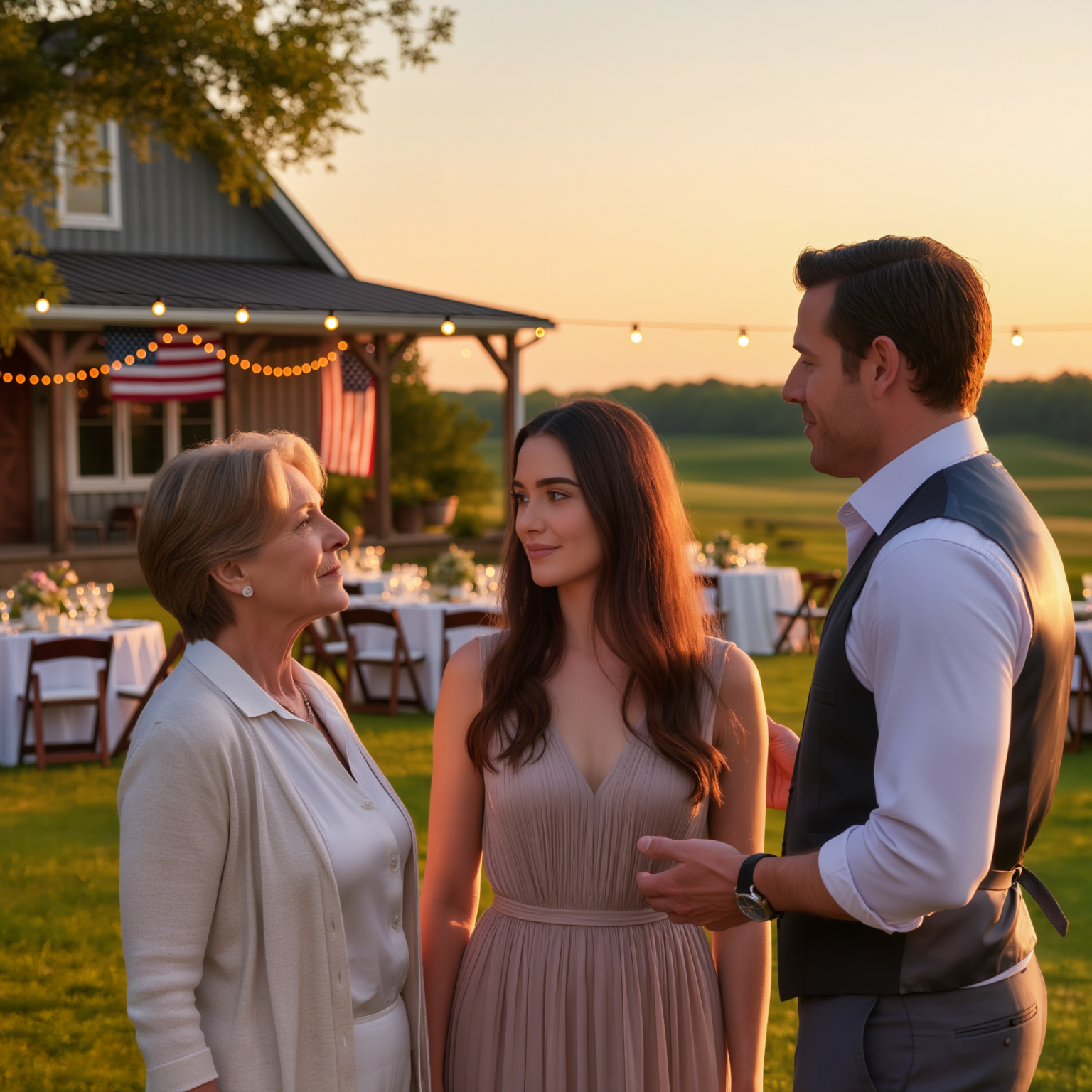 My daughter’s fiancé kept asking about our ranch property, and I didn’t think much of it. During the wedding, as she stood at the altar about to say “I do,” she slipped a note from her bouquet into my hand that said, “Mom, help me.” I stood up, and every head in the room turned toward me.