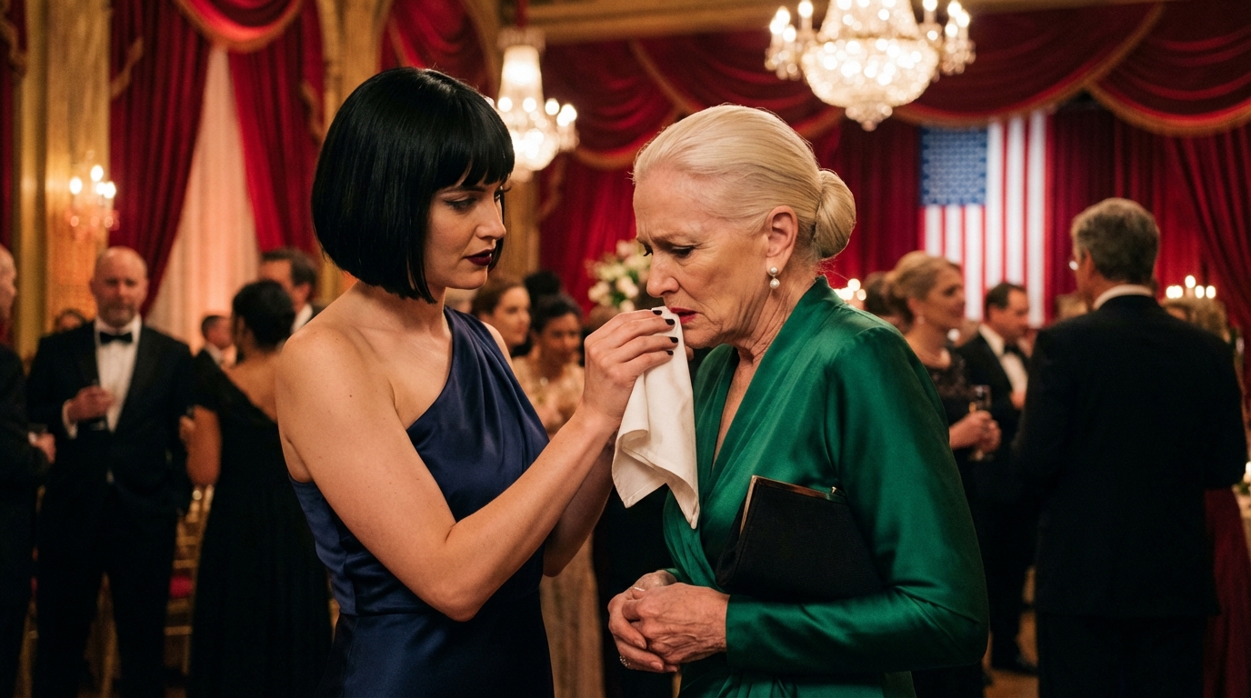 At dinner, my son’s mother-in-law threw hot soup in my face and smiled: “that’s what you deserve!” my son said, “she’s right, mom!” i said nothing. i just wiped my burning face and left. but before leaving, i made one quick call. what happened next… they never forgot