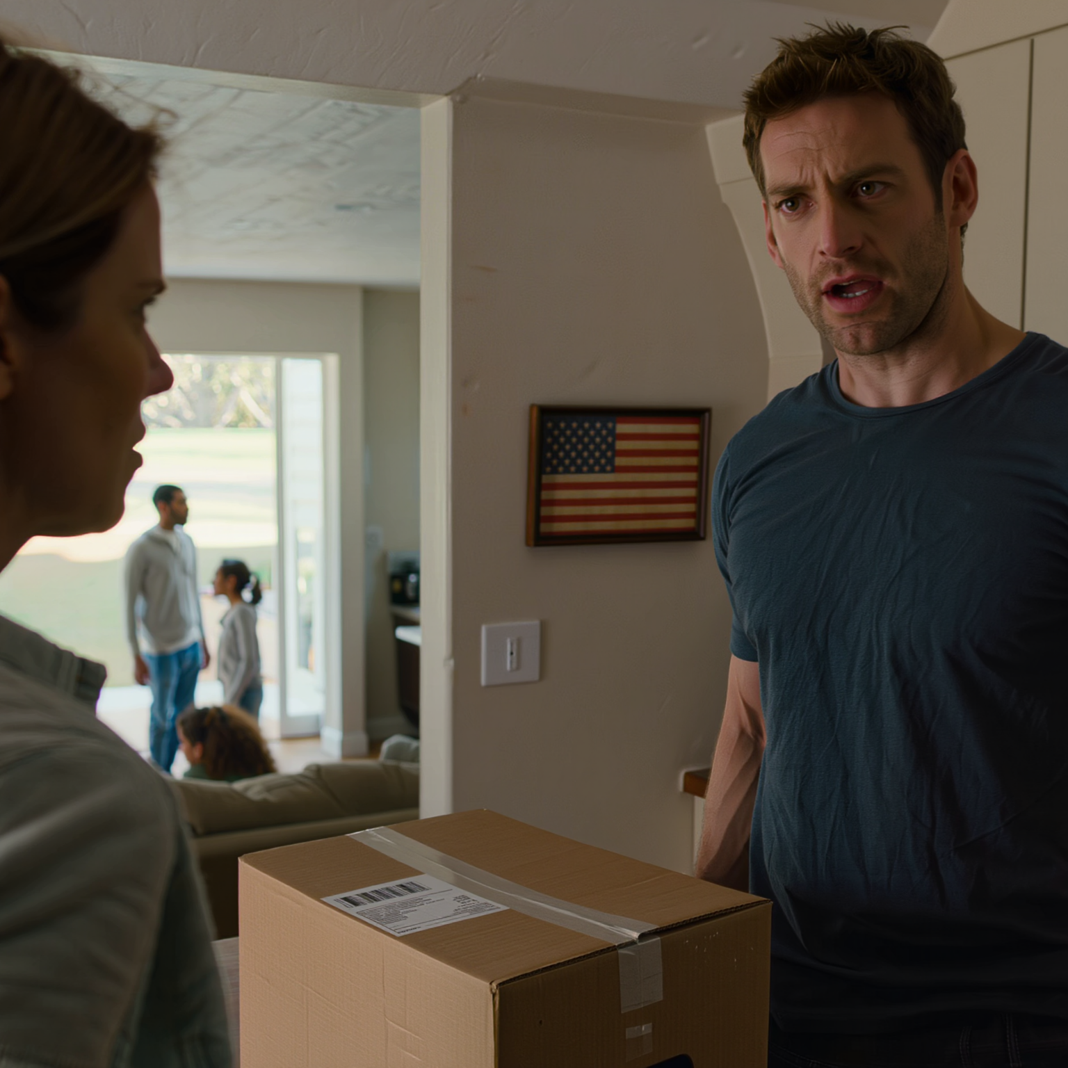 For my birthday, my parents sent me a gift box. My husband looked at it and said, “Don’t open it.” I asked, “Why?” He said, “Can’t you see it?” I looked closer and froze. I didn’t open it. I did this instead. Thirty minutes later, police were at my door.