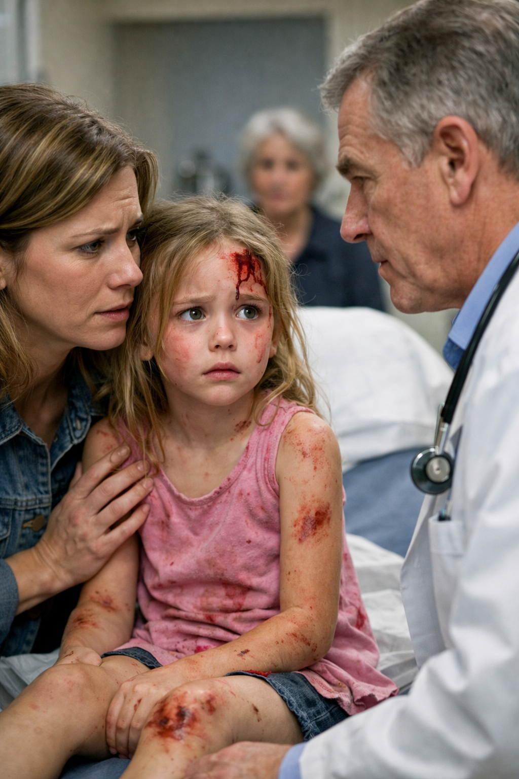 My Six-Year-Old Daughter Came Home From My Mother’s House With Blood in Her Hair and Fear in Her Eyes, and When I Finally Took Her to the Hospital, the Doctor Said Something That Made Me Question Everything I Thought I Knew About My Own Family