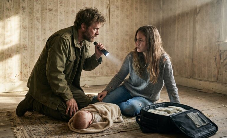 His wife had gi:ven birth only three months earlier when he left to find work far from home, then vanished for a full year. No calls. No traces. So when he finally returned holding a backpack filled with a million dollars, and opened his front door, the sight inside froze him like de:ath itself. The night bus hissed to a stop outside a