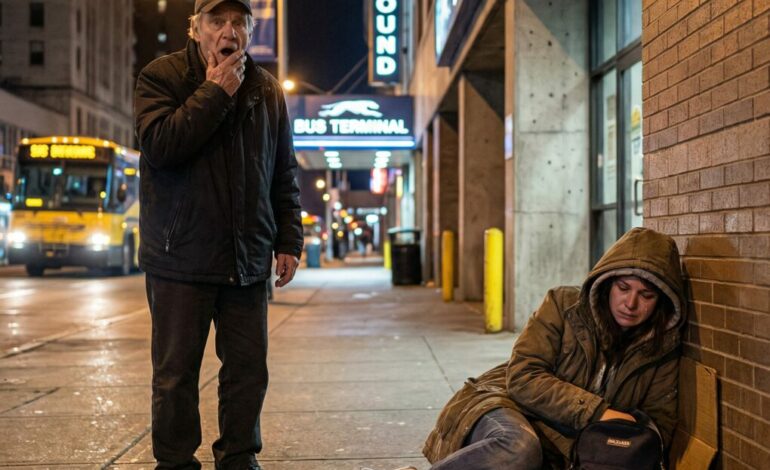 I found my daughter sleeping on the street. “My husband had sold our home and run off with his mistress,” she sobbed. I took her in. The next morning, I went to their luxury building, and when he opened the door, I said something he would never forget.