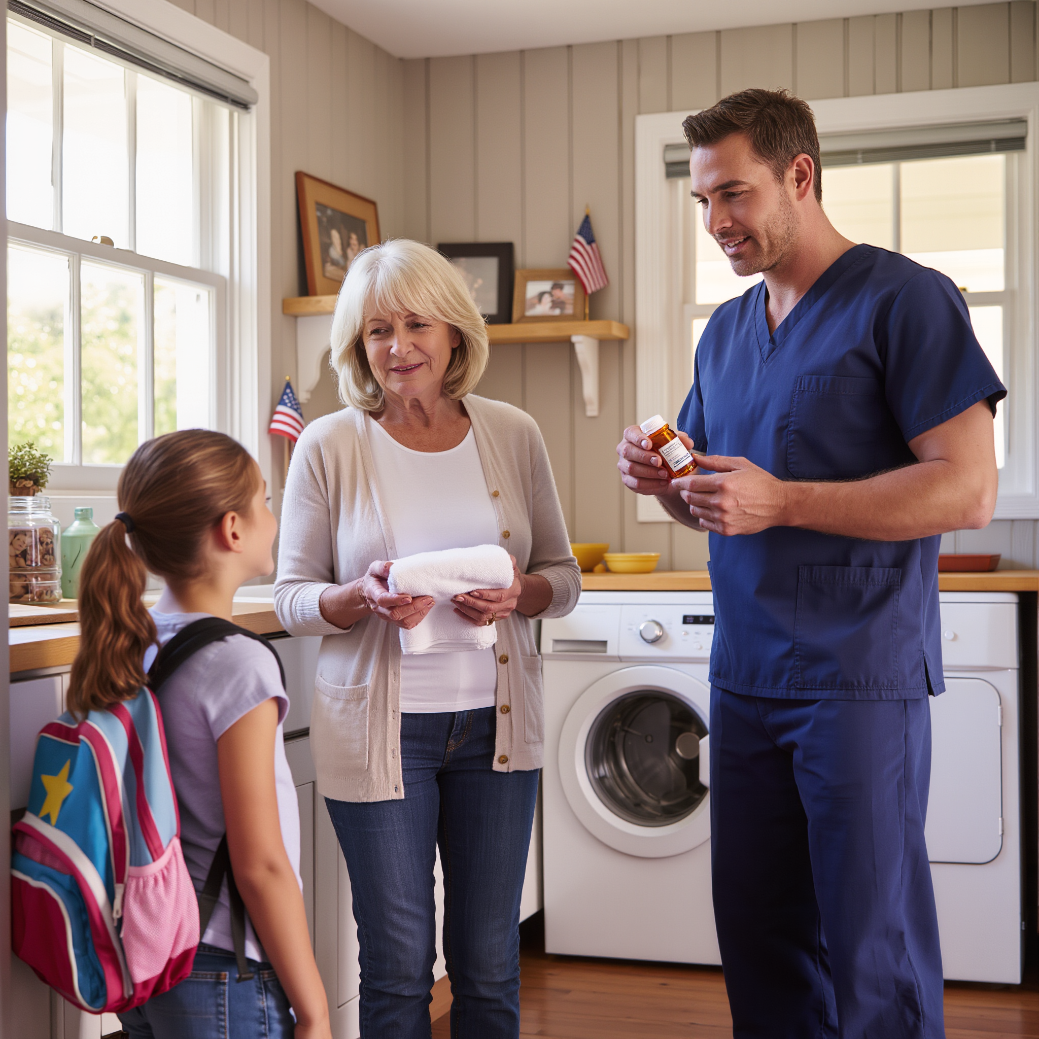 “Grandma, can I stop taking the vitamins Miss Caroline gives me?” Julia asked as she came in from school.