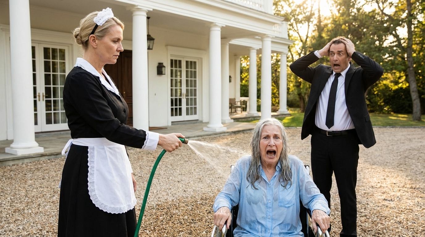 I’LL WASH YOUR MOM AND SHE’LL WALK… AND THE MILLIONAIRE THOUGHT IT WAS A JOKE, BUT FROZE WHEN HE SAW