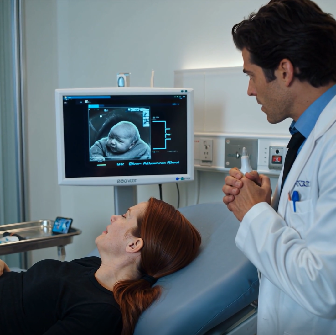 During My Wife’s Final Prenatal Checkup, The Doctor Began Trembling While Looking At The Ultrasound. He Pulled Me Aside, “Leave This Hospital Now And File For Divorce.” “What Do You Mean?” “There’s No Time To Explain. You’ll Understand When You See This.” After Seeing What Was On The Screen, I Never Went Home Again.