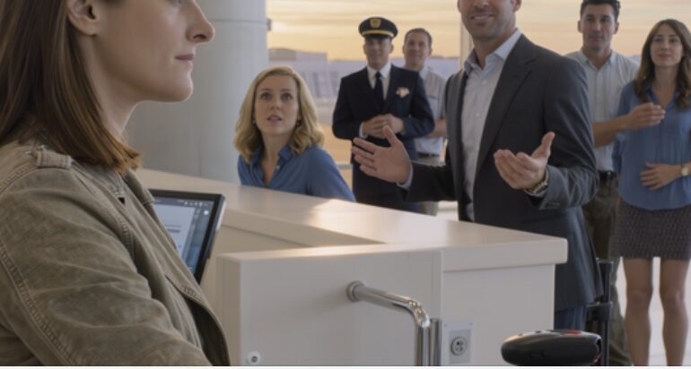 We Were At The Airport, Heading To Hawaii. At Check-In, My Brother Waved His First Class Ticket Like A Trophy. He Held Out My Ticket With Two Fingers. “Economy. Don’t Complain—This Is All You Can Handle,” He Smirked. I Didn’t Argue. I Simply Placed My Id On The Scanner. The Agent Gasped As THE SCREEN FLASHED RED “Economy. Don’t Complain—This Is All You Can Handle,” He Smirked. Then The Staff Was Stunned When..