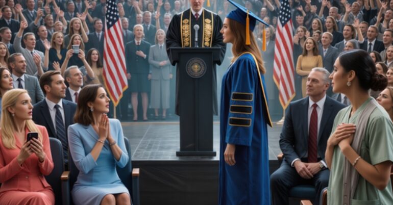 At 13, My Parents Walked Out Of The Hospital After My Diagnosis. “We Can’t Do This,” My Dad Said. “You’re On Your Own.” Nurse Rachel Didn’t Let Me Disappear—She Took Me Home And Raised Me Like I Was Hers. Fifteen Years Later, At My Johns Hopkins Graduation, The Dean Announced Me As Valedictorian. I Stepped Up To The Mic, Looked Straight At Rachel In The Crowd, And Said, “I Want To Thank My Real Mom.” My Mother Froze.