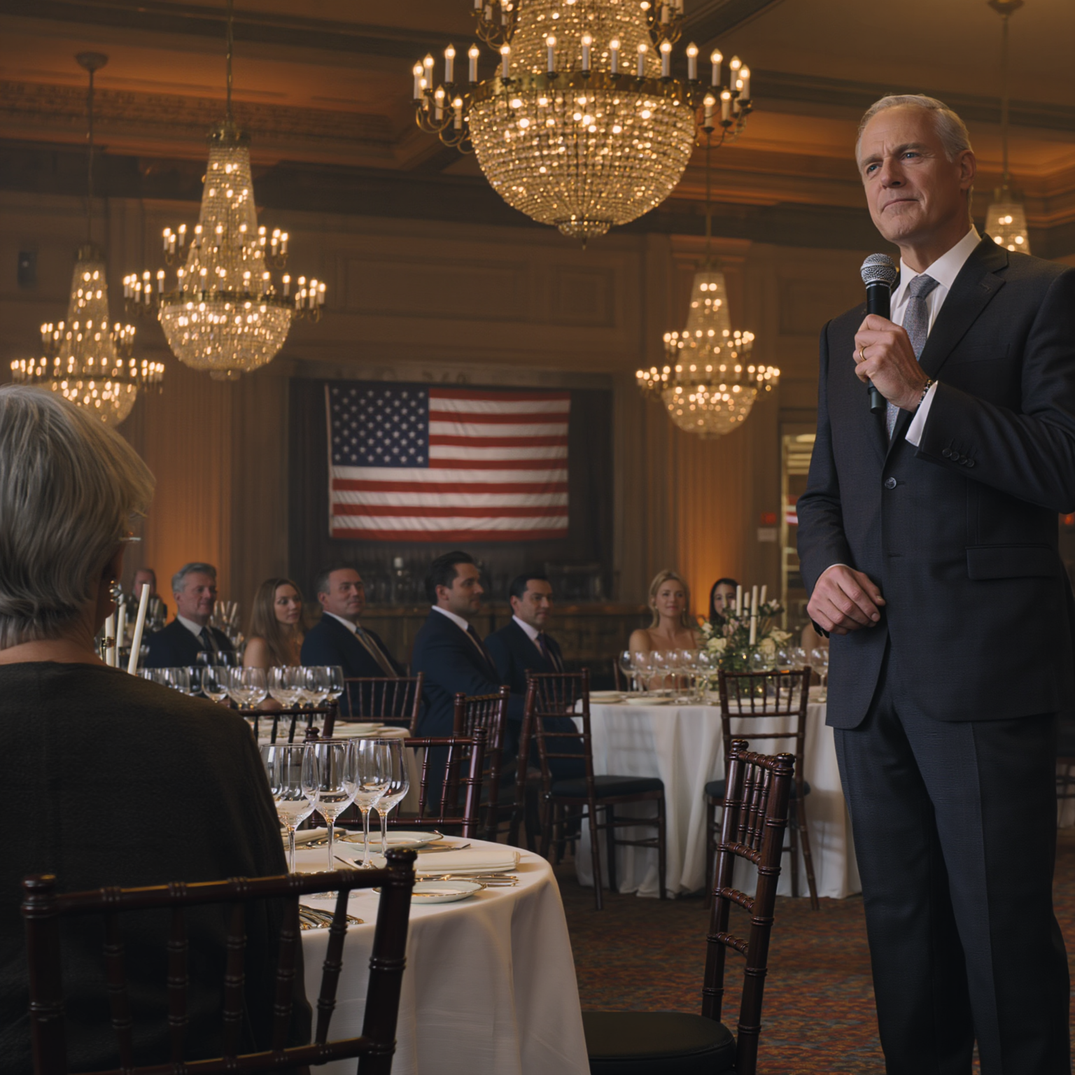 At my retirement farewell party in a luxurious ballroom in Boston, my husband stood up in front of 200 guests and coldly announced: “Twenty-eight years is enough. I want someone younger. You need to leave this house!” I didn’t cry. I took the microphone, looked him straight in the eye, and asked softly, “Did you forget something, my love?” His smile died, and his face started to change.