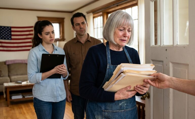 “Get out of here! i didn’t invite you!” – growled my daughter-in-law when i tried to sit at the table i myself had prepared since five in the morning for her birthday, but that was my house, i slowly stood up, walked to the door, and did something that left all the guests terrified…