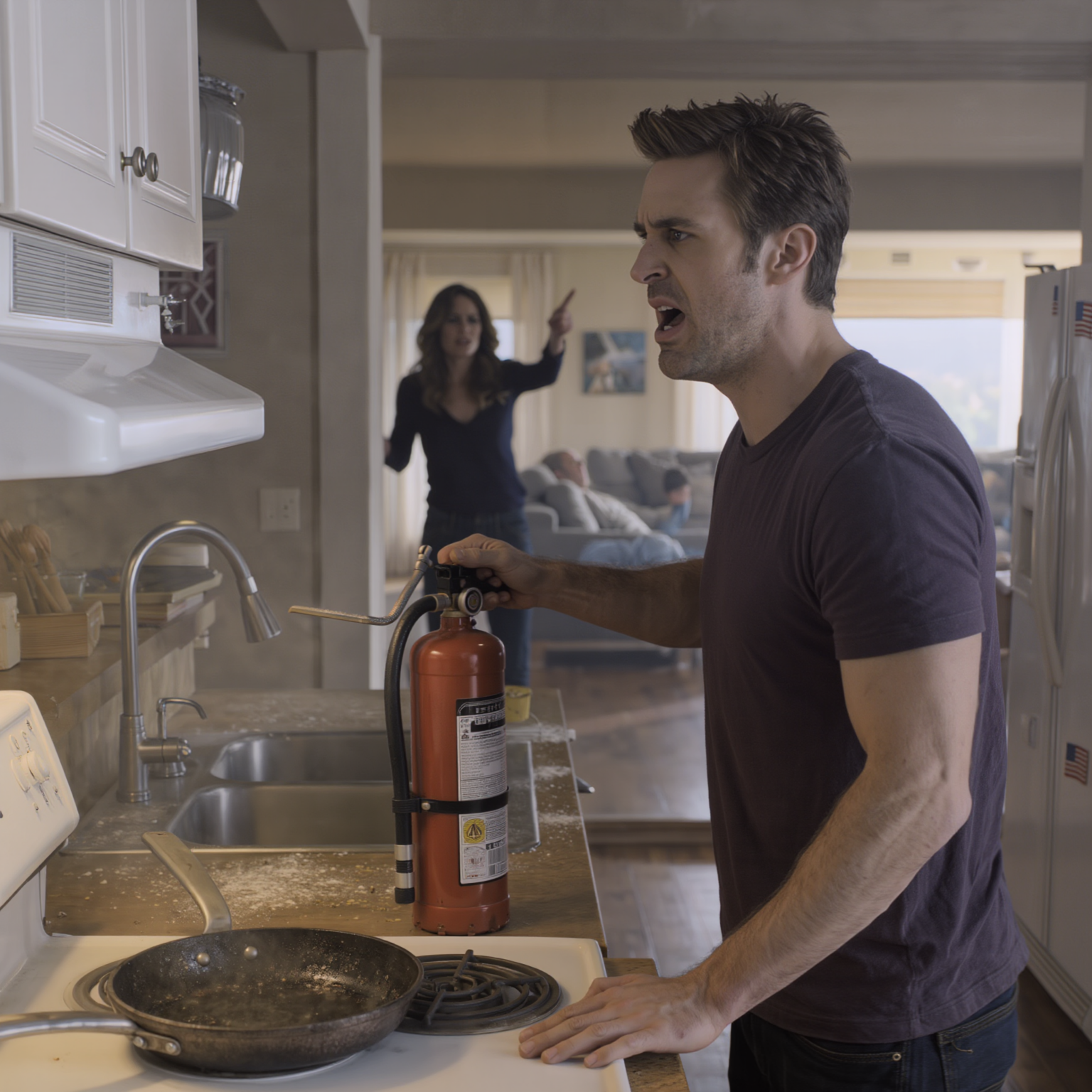 I let myself into my neighbor’s apartment to stop a fire — thought I’d get a thank-you, but my girlfriend blew up just because I did one more thing afterward.