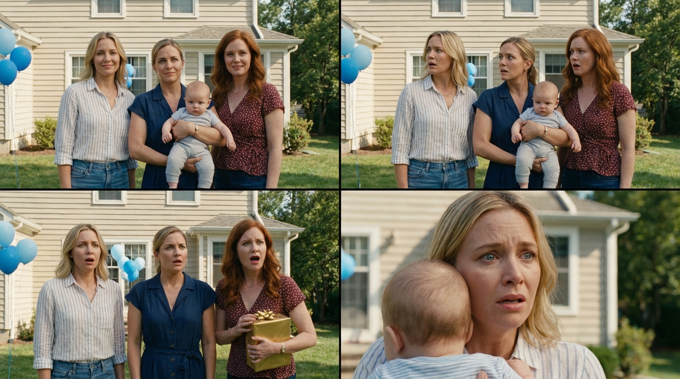 After my husband’s funeral, i went to my sister’s son’s first birthday party; out of nowhere, she announced, “my son is actually your husband’s child, so, as inheritance, i’ll be taking half of your $800k house,” she even waved his will in my face, i just smiled and said, “oh, i see,” trying hard not to laugh… because my husband…