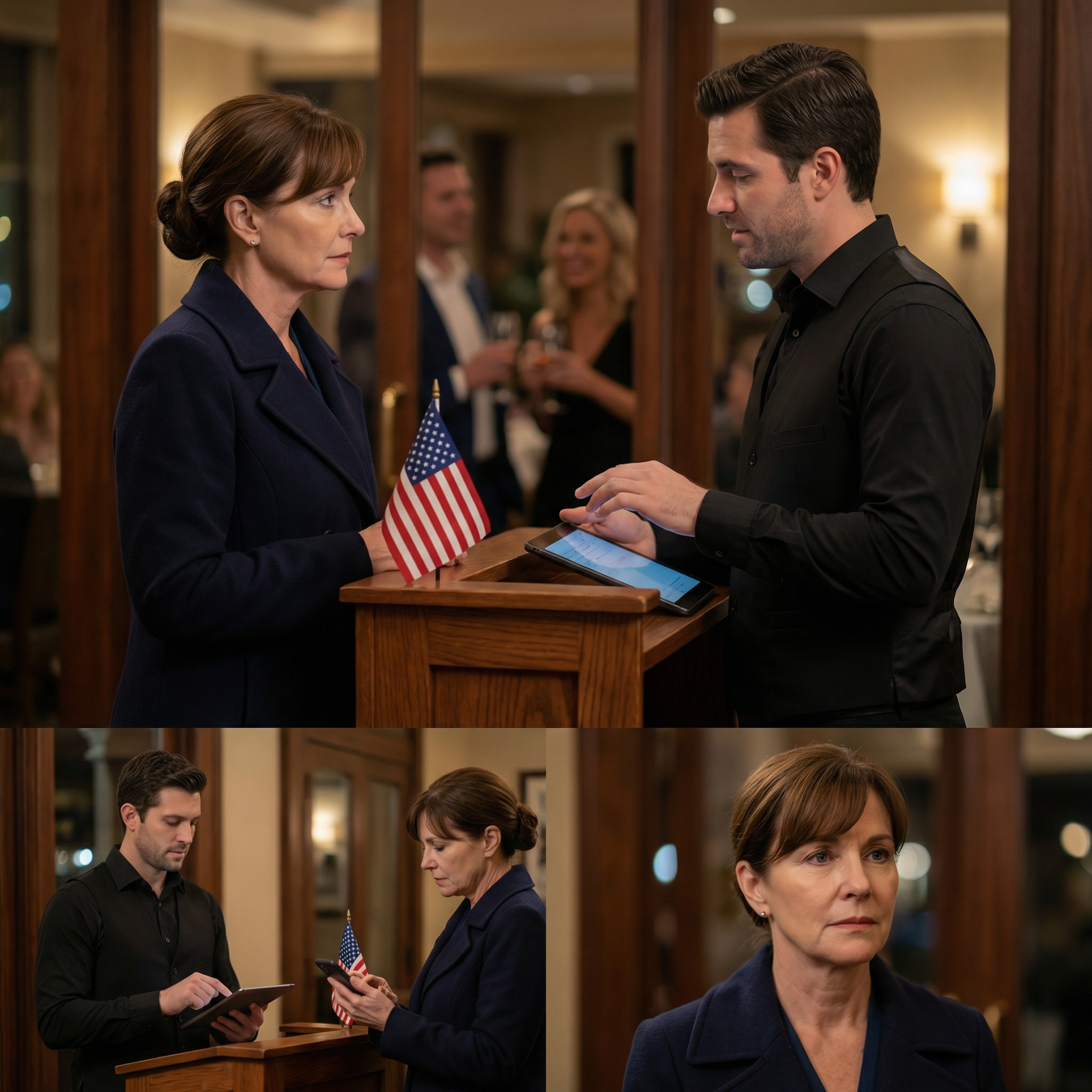 When I walked up to the host stand, the hostess glanced at her iPad, then at me, and her smile tightened. “I’m so sorry,” she said softly. “The private room is at capacity—