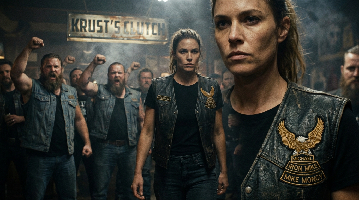 THEY THOUGHT SHE WAS A JOKE… UNTIL THEY LOOKED CLOSER. 🦅🏍️