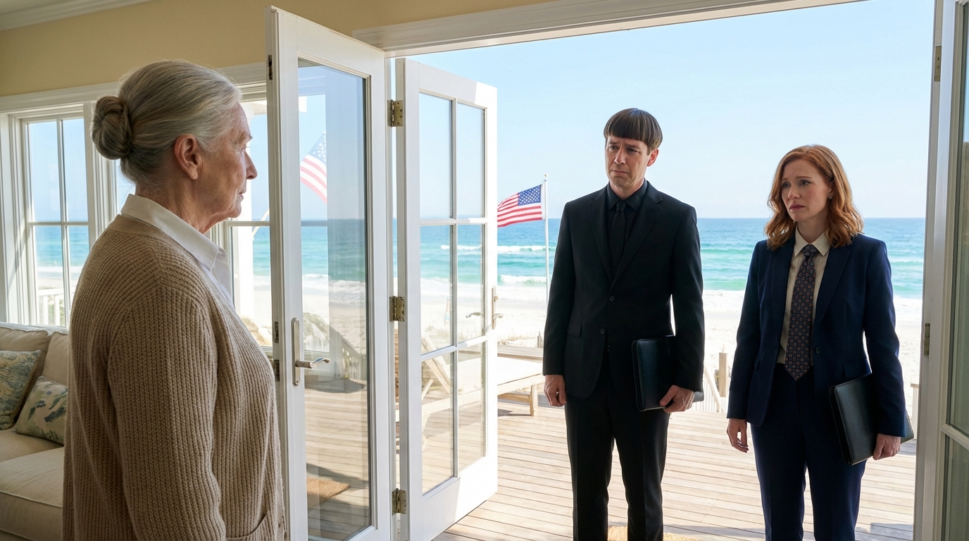 Every year my children forgot to congratulate me on mother’s day. this year i bought a house on the beach for myself. when they showed up with a lawyer to steal it from me, they thought i was alone. they had no idea that i had a witness, cameras, and a police chief by my side…