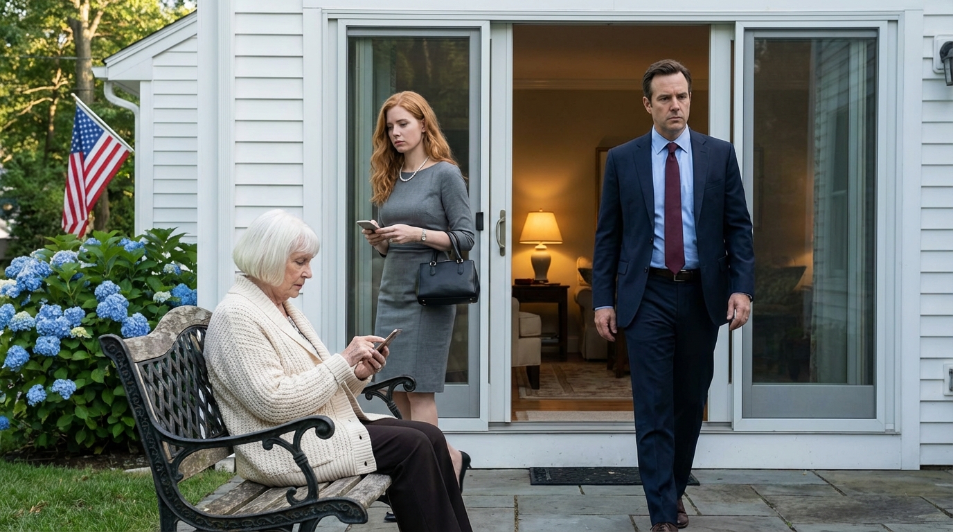 Stay quiet when the adults are talking!” – my son snapped during the family meeting about selling my apartment, calmly, i walked out to the garden and dialed a number, five minutes later, his phone rang –