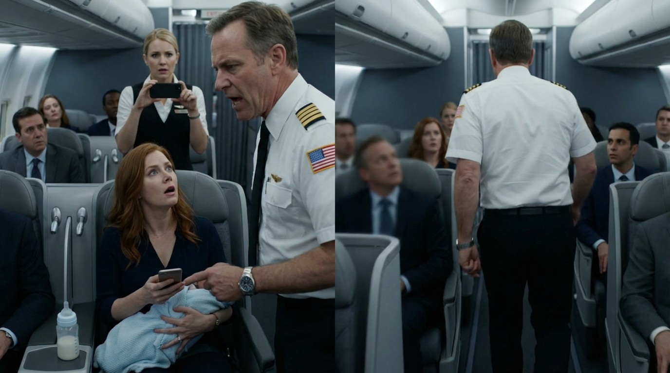 A flight attendant called me “a problem” in first class because my six-month-old wouldn’t stop fussing—