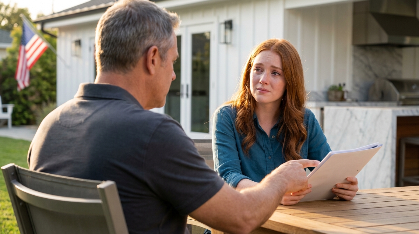 My dad looked me in the eye, tapped my five-bedroom dream house like it was already spoken for, and said, “your sister needs this more than you.”—and something i’d kept buried for years finally shifted.