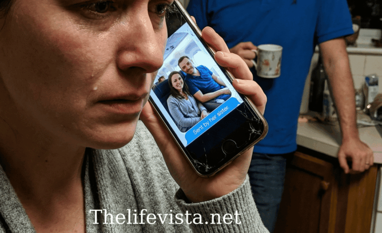 My sister, an airline pilot, called me. “I need to ask you something strange. Your husband… is he home right now?” “Yes,” I replied, “he’s sitting in the living room.” Her voice dropped to a whisper. “That can’t be true. Because I’m watching him with another woman right now. They just boarded my flight to Paris.” Just then, I heard the door open behind me…