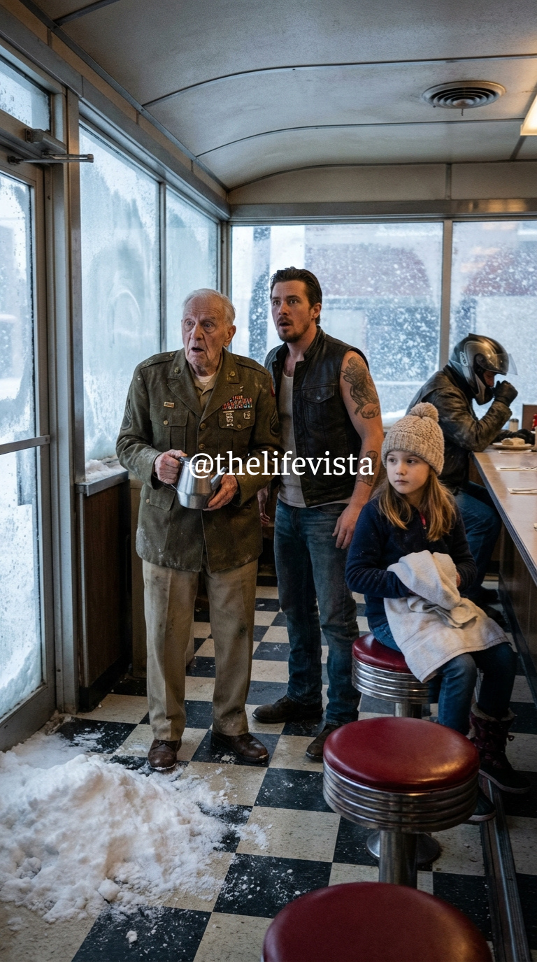 “He Spent 30 Years Erasing His Name from History. But When 15 Strangers Walked Into His Diner, They Called Him by the One Name He Feared Most.”