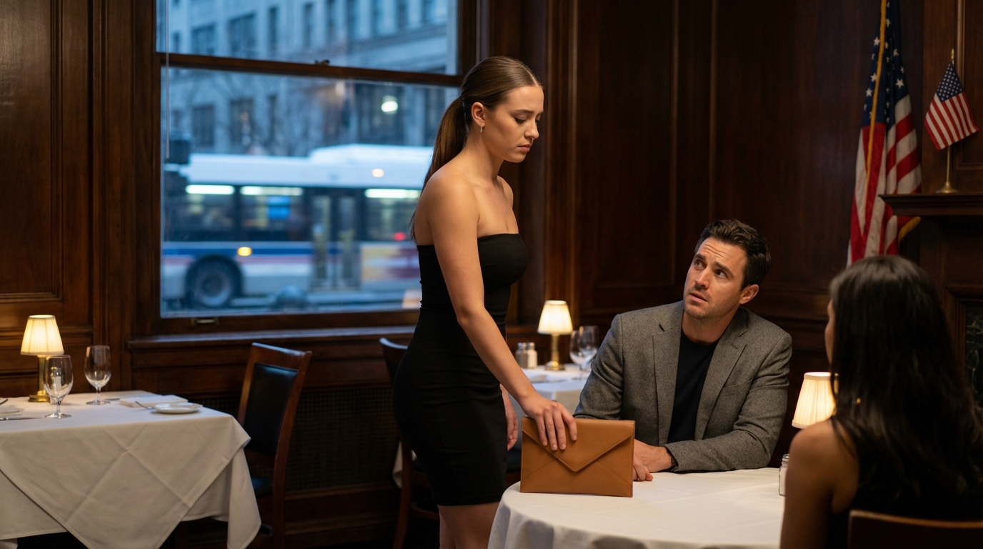At dinner with friends, my husband said, “i only married her out of pity. nobody else wanted her.” they all laughed. i said nothing and went to the restroom. but when i came back… i did something he will never forget.