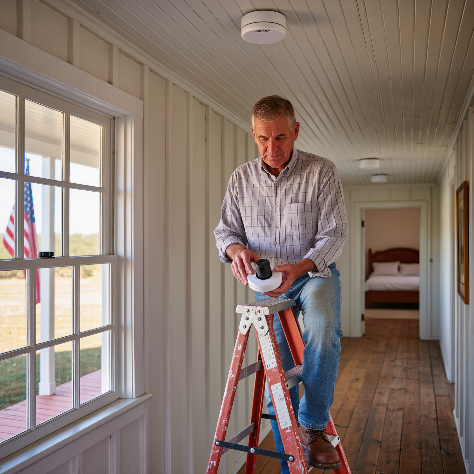 While changing my smoke detector battery, I found a hidden camera tucked inside, aimed straight at my bedroom door. Instead of ripping it out, I put the cover back on, climbed down, and said nothing. I wanted to know who thought they could watch me in my own home, and what they were trying to catch. For the next three days, I went about my routine like normal, waiting to see who would slip. Then my daughter looked at me and asked a question she couldn’t have known unless she’d seen something she was never supposed to see.