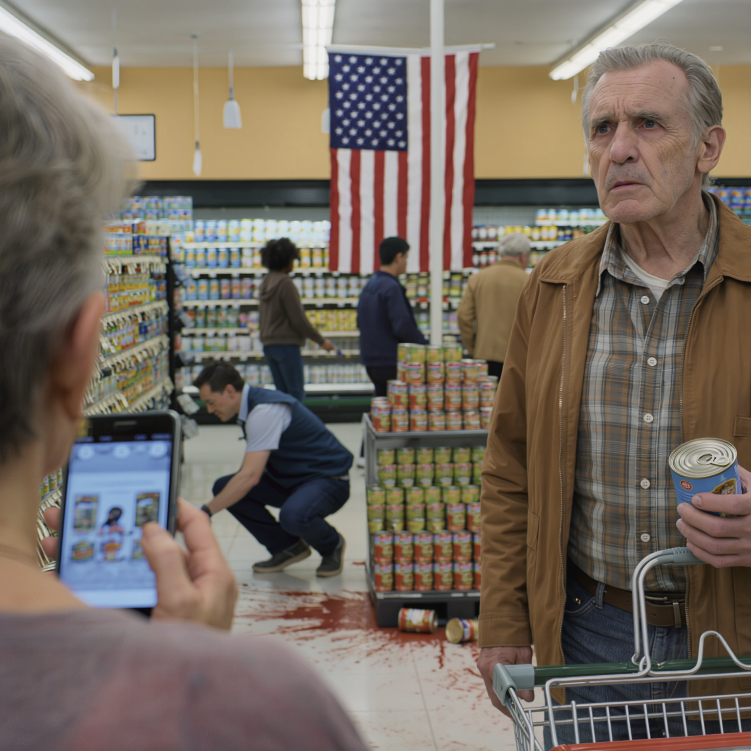 My husband was buried six months ago, his name carved on the headstone, yet yesterday I heard his familiar cough at the grocery store and saw him standing there as if he had never left. He looked at me like a stranger, then hurried to pay and drove to a pale green house. I followed, my heart turning cold.