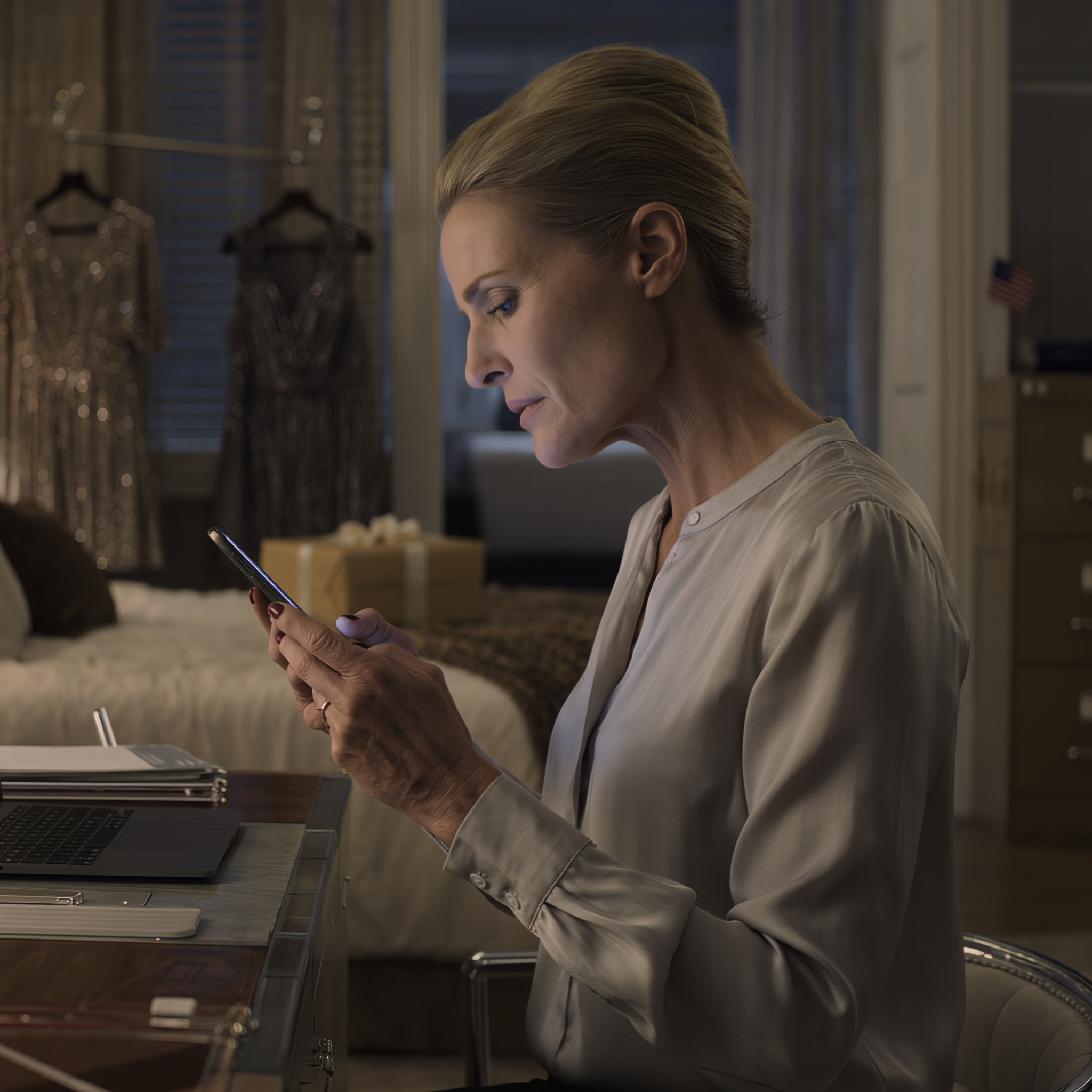 My son texted: “Mom, you don’t need to come. My in-laws don’t want you there.” I was already ready, outfit chosen and an expensive gift lying on the bed… for the party I was the one paying for. I didn’t cry. I just made one phone call… that left every single one of them speechless…