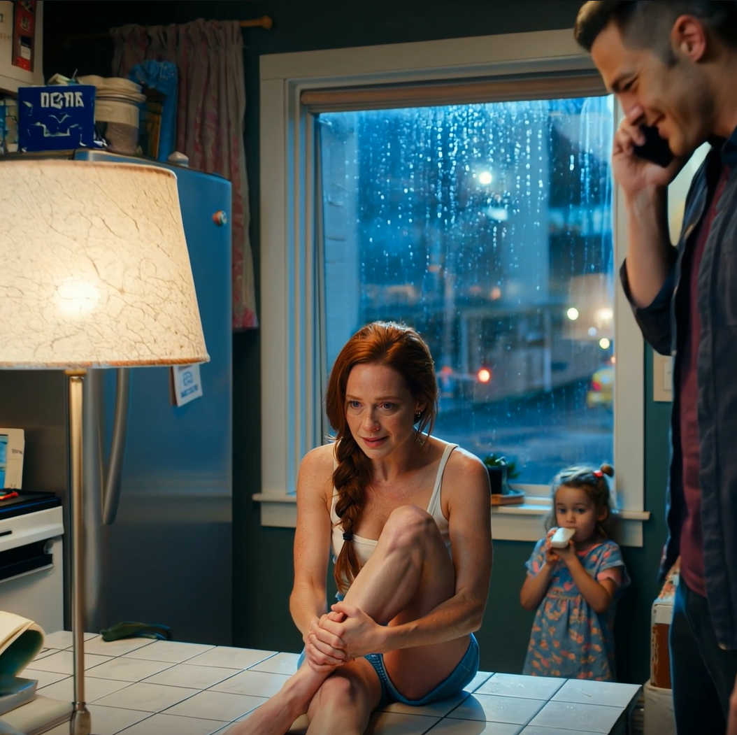 When my husband grabbed me by the hair and broke my leg, I made a signal to my 4-year-old daughter, and she dialed the secret number: “Grandpa, mom looks like she’s going to die!”—every mom needs to hear this…