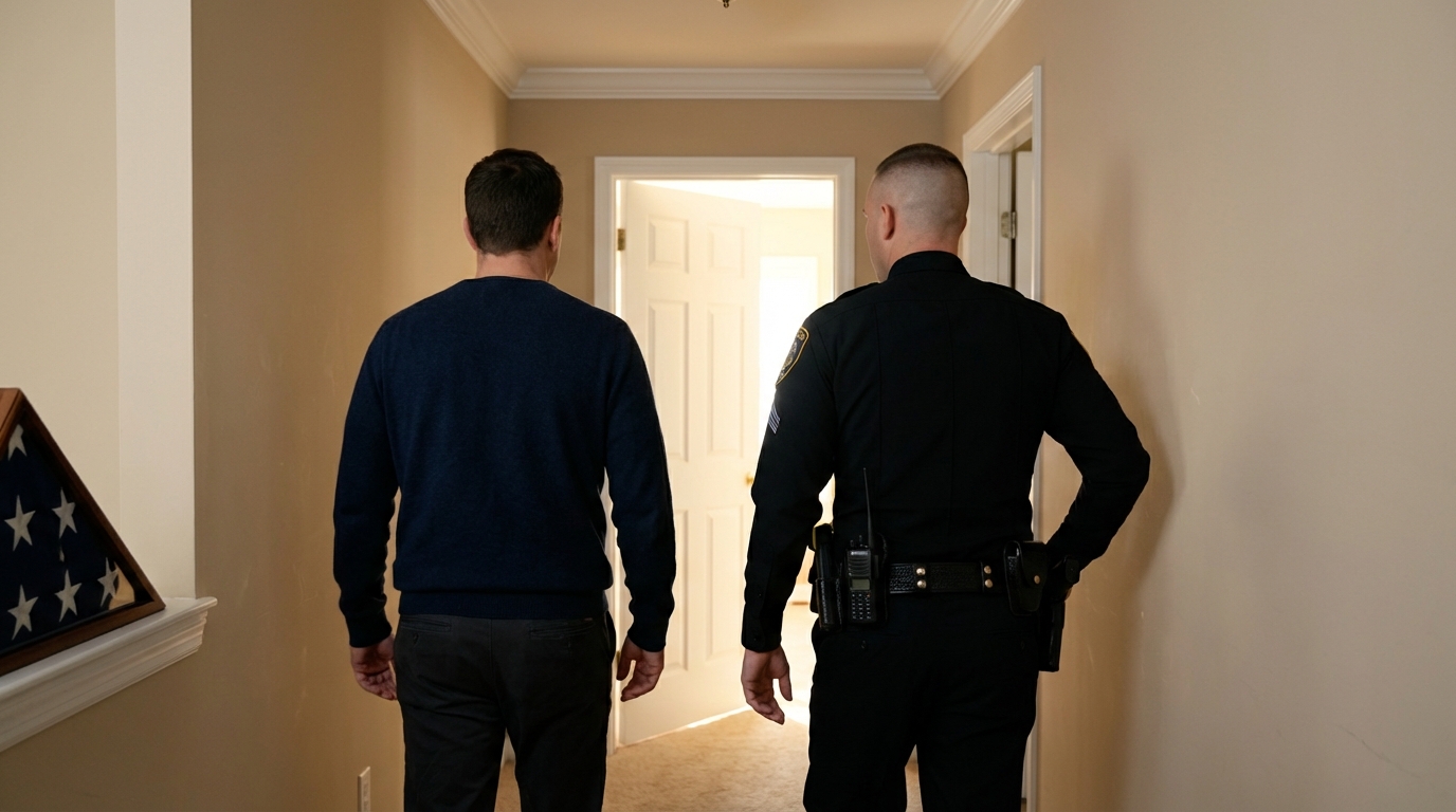 I was making dinner when a police officer knocked on my door. “sir, your wife was in a fatal car accident an hour ago.