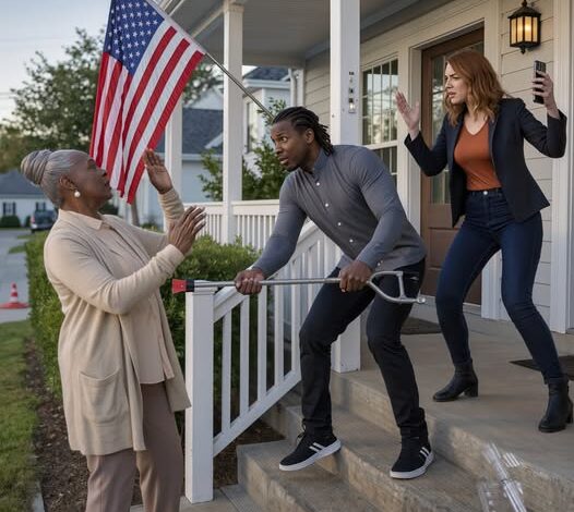 My daughter-in-law is yelling and cursing outside my front door—I had just changed the locks. A few minutes later, my son showed up with a crowbar, furious beyond words. But what happened next left both of them completely stunned.