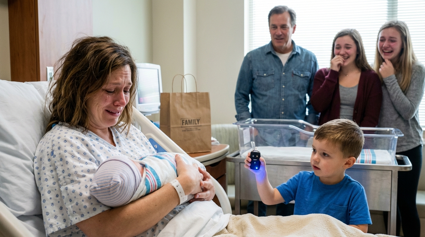 Right after I gave birth, my parents and sister glared at me. “Is this really your husband’s child? He doesn’t look like him at all.”