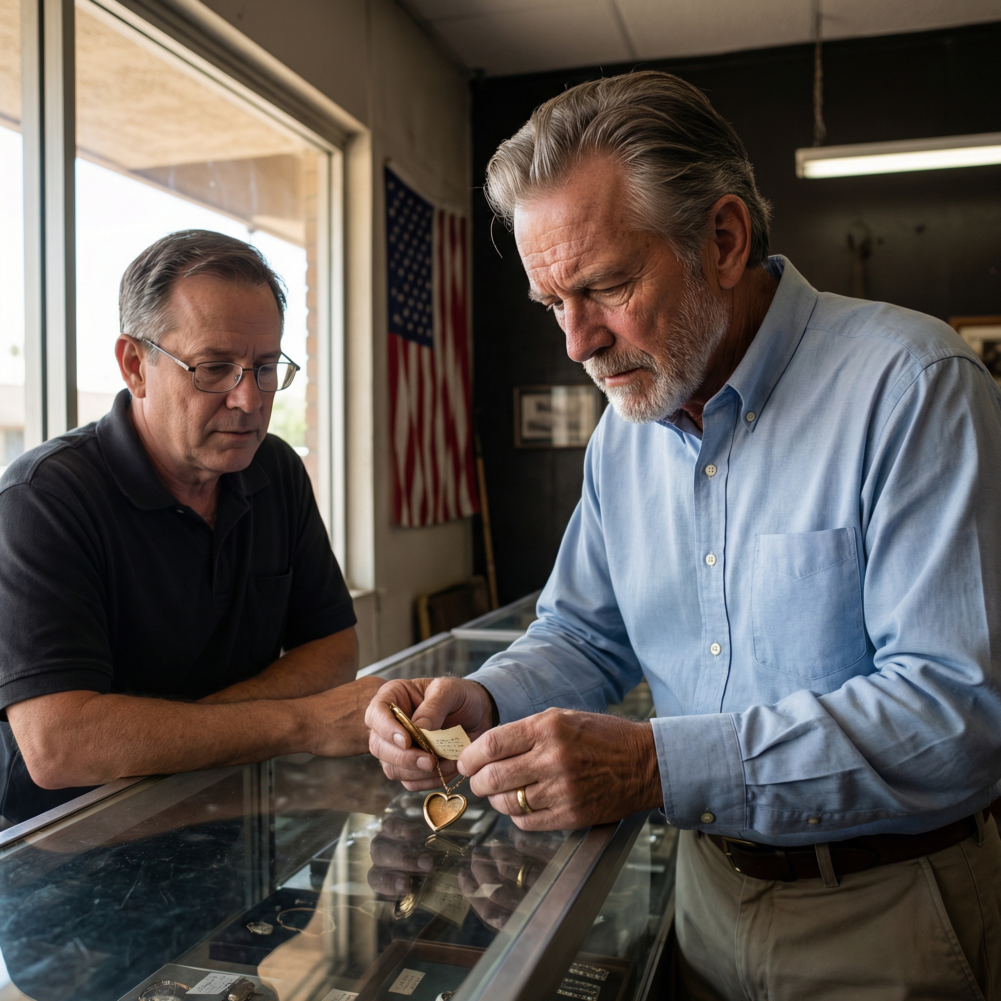 My “golden child” daughter sold my late wife’s necklace to pay for a vacation—until I got a call… The necklace was the only thing I had left of her.