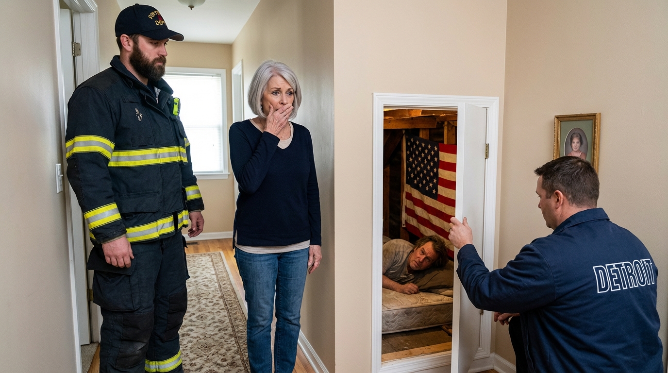 My daughter hadn’t visited for an entire month, i decided to go see her myself, taking the spare key, and when i walked in, i heard a faint scraping sound coming from the attic; when the rescuers forced the door open, we saw something that made us collapse…