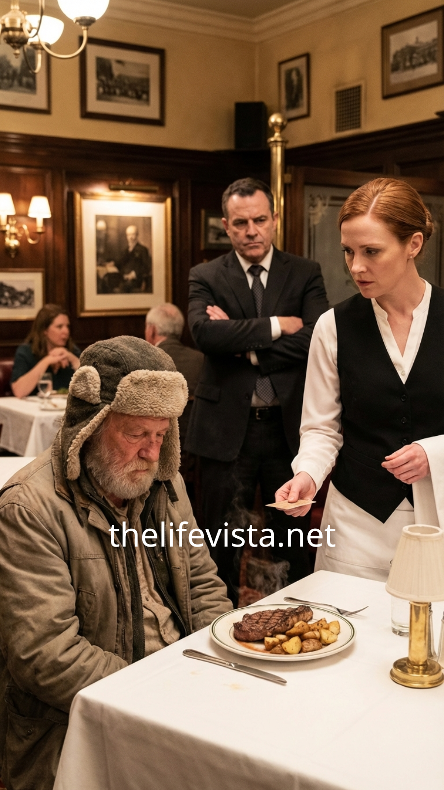 An Undercover Millionaire Ordered a Steak—Then the Waitress Slipped Him a Note That Stopped Him Cold