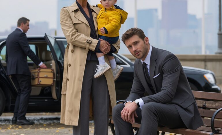 I saw my son sitting on a park bench with a baby and a few suitcases, and for a second my whole world went quiet. I asked, “Why aren’t you at my company?” My son swallowed hard and said, “I got fired. My father-in-law said we’re not good enough.” I smiled. “Get in the car.” He had no idea who had been paying his father-in-law’s salary all these years.