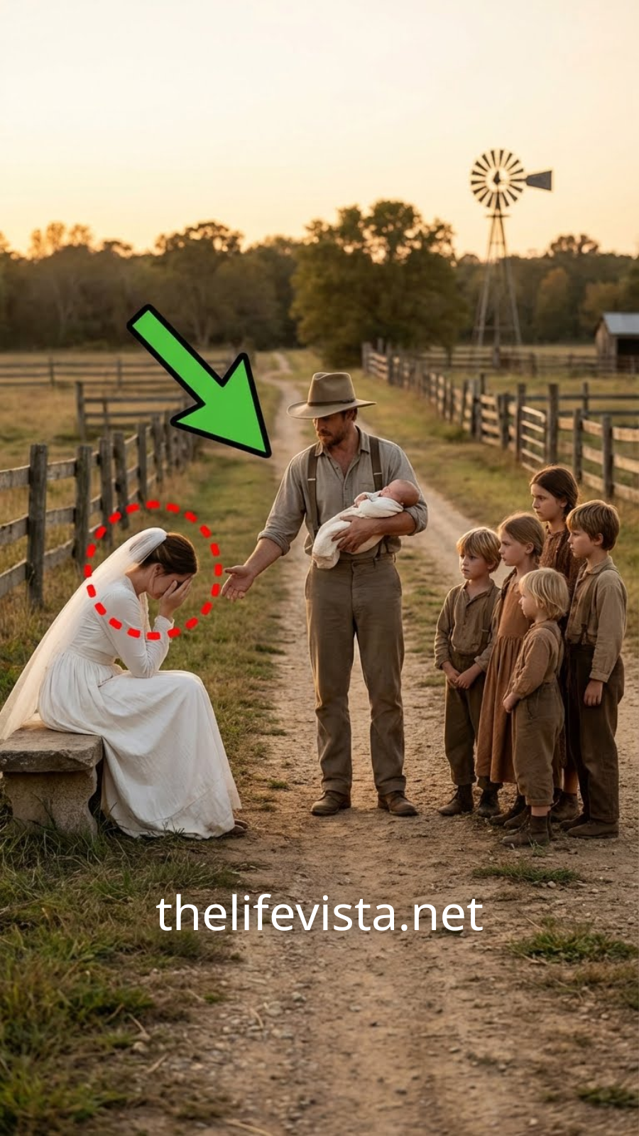 I was rejected at the altar for “not being able to have children.” UNTIL A FARMER STOOD UP AND SAID: “I HAVE SEVEN. COME WITH ME.”**