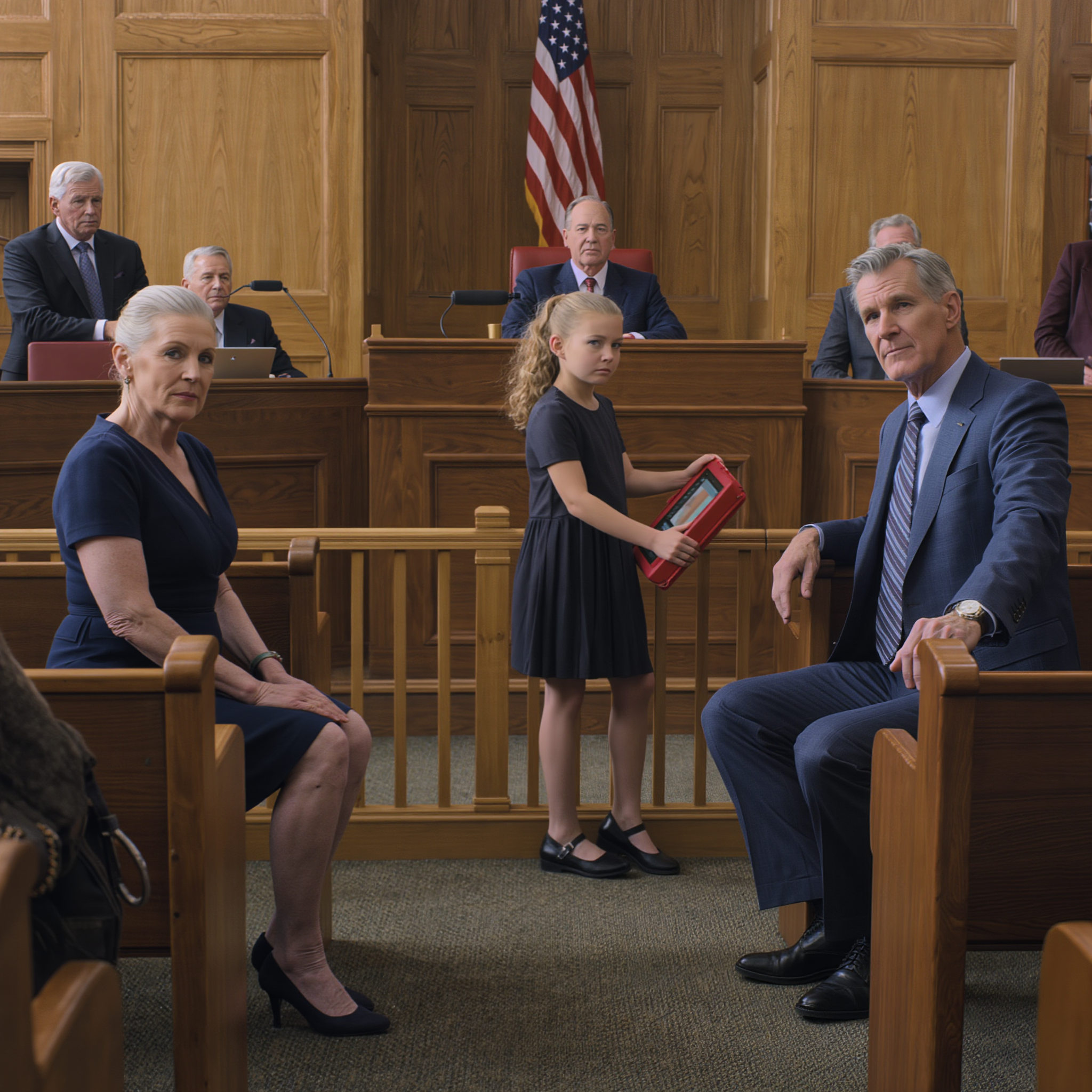 My husband filed for divorce. In court, my 12-year-old granddaughter looked at the judge and asked, “Your Honor, may I show you something Grandma doesn’t know about?” The judge nodded. The second the recording started playing, my husband went pale.