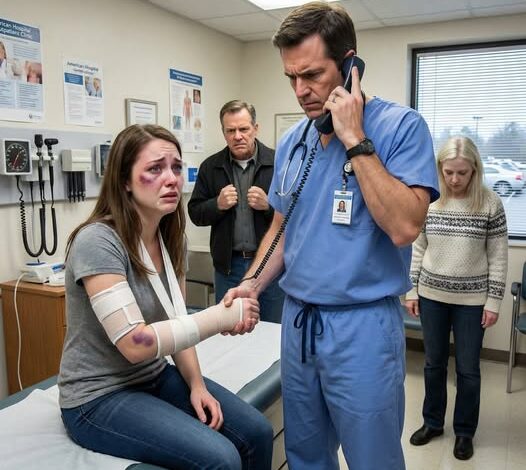 My stepfather beat me every day as a form of entertainment. One day, he broke my arm, and when we took me to the hospital, my mother said, “It was because she accidentally fell off her bike.” As soon as the doctor saw me, he picked up the phone and called 911.