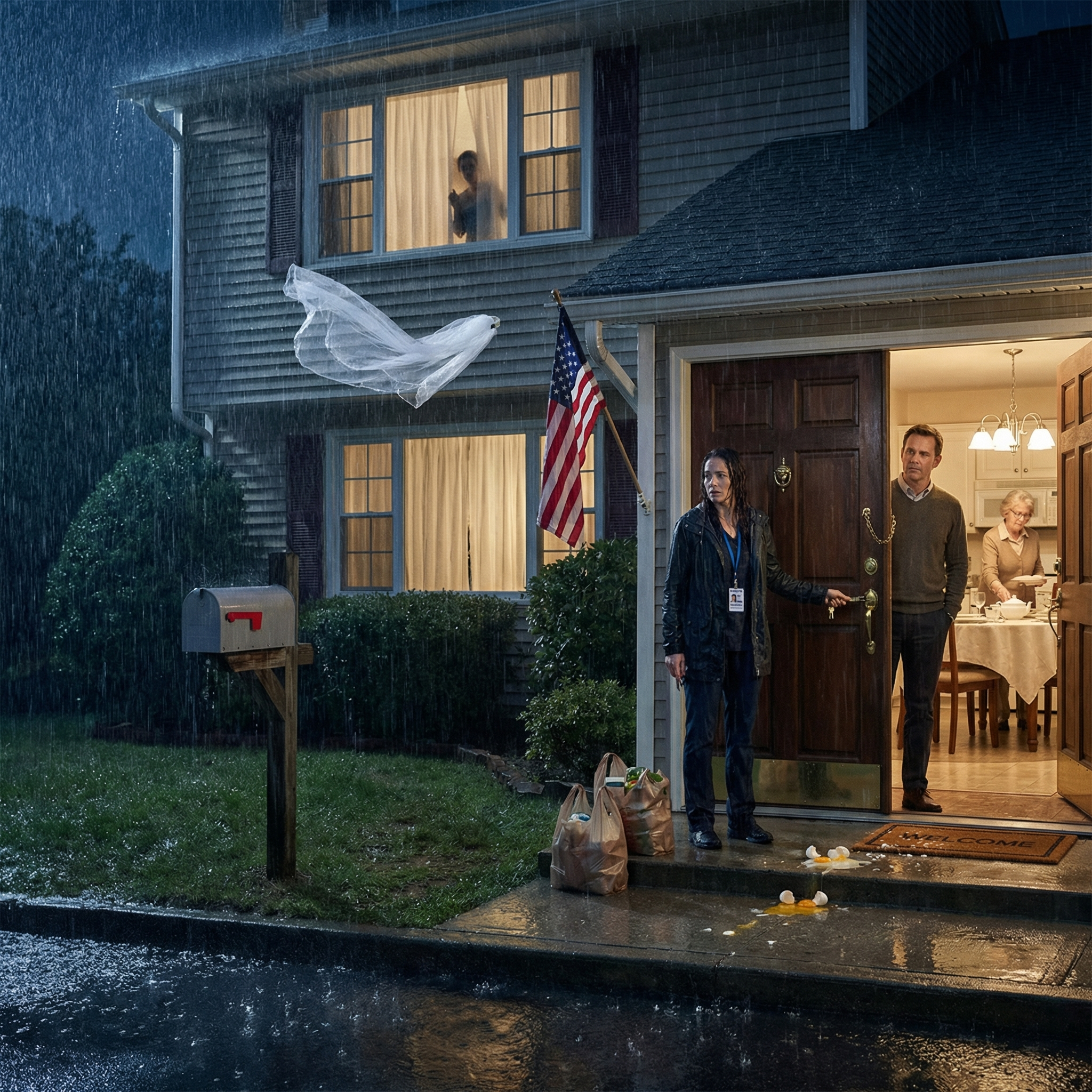 The man I was supposed to marry didn’t just change the locks. He bought the entire building—and then threw my mother’s wedding veil out the window.