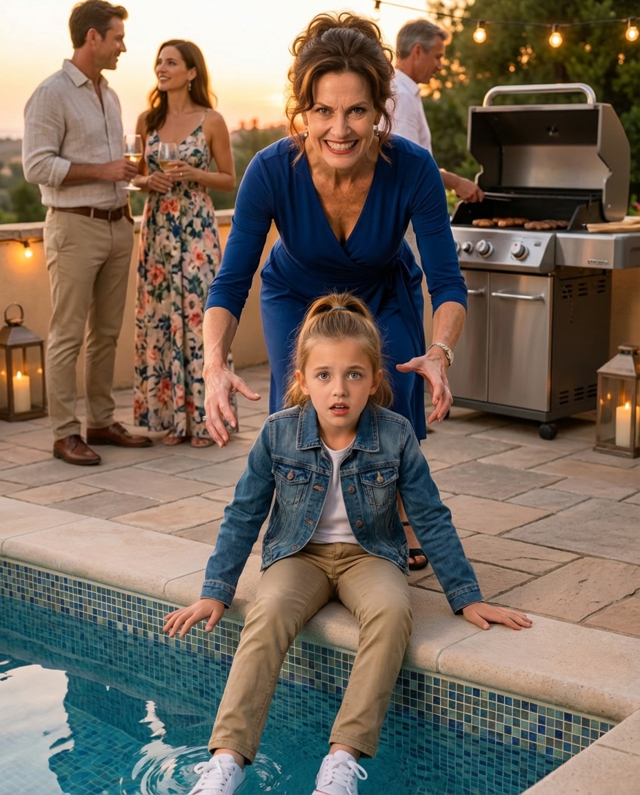 “She’s fine, it’s one dip,” my mother scoffed as my eight-year-old daughter coughed up pool water in her jeans and hoodie.