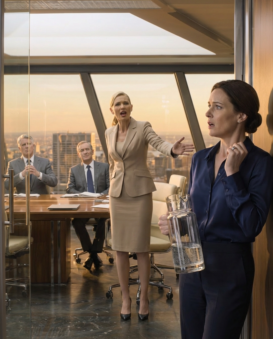 ‘I’m the new partner,’ my brother bragged at the mahogany table, while Mom ordered me to pour water and stay quiet. They thought I was the help. They thought the mysterious investor was a man they’d never met. In reality