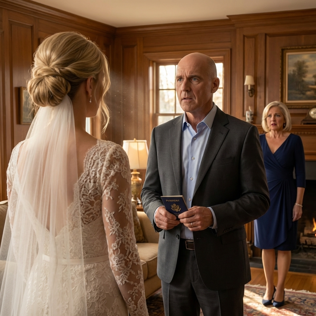 On my wedding day at Westbrook Country Club, my mom quietly slipped an old, faded savings passbook into my hand; my dad threw it onto the icy stone floor in front of 150 guests and shouted, “Garbage belongs with garbage!” I didn’t argue—I just bent down, picked it up, and walked away. A week later, I took it to the bank… the teller saw the account number and went pale: “Ma’am, please don’t leave—call the manager right now.”