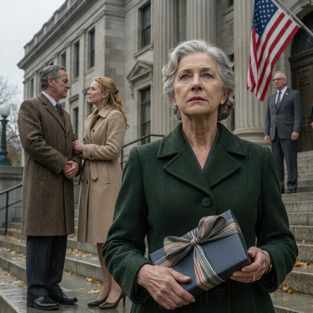 My daughter-in-law leaned close at dinner and whispered, “You’re not family,” my son kept his head down in silence, then days later she showed up with papers demanding my house be put in their names, and I received a memory evaluation appointment I never agreed to, until it was dragged into court and one sentence I said made the whole courtroom change.