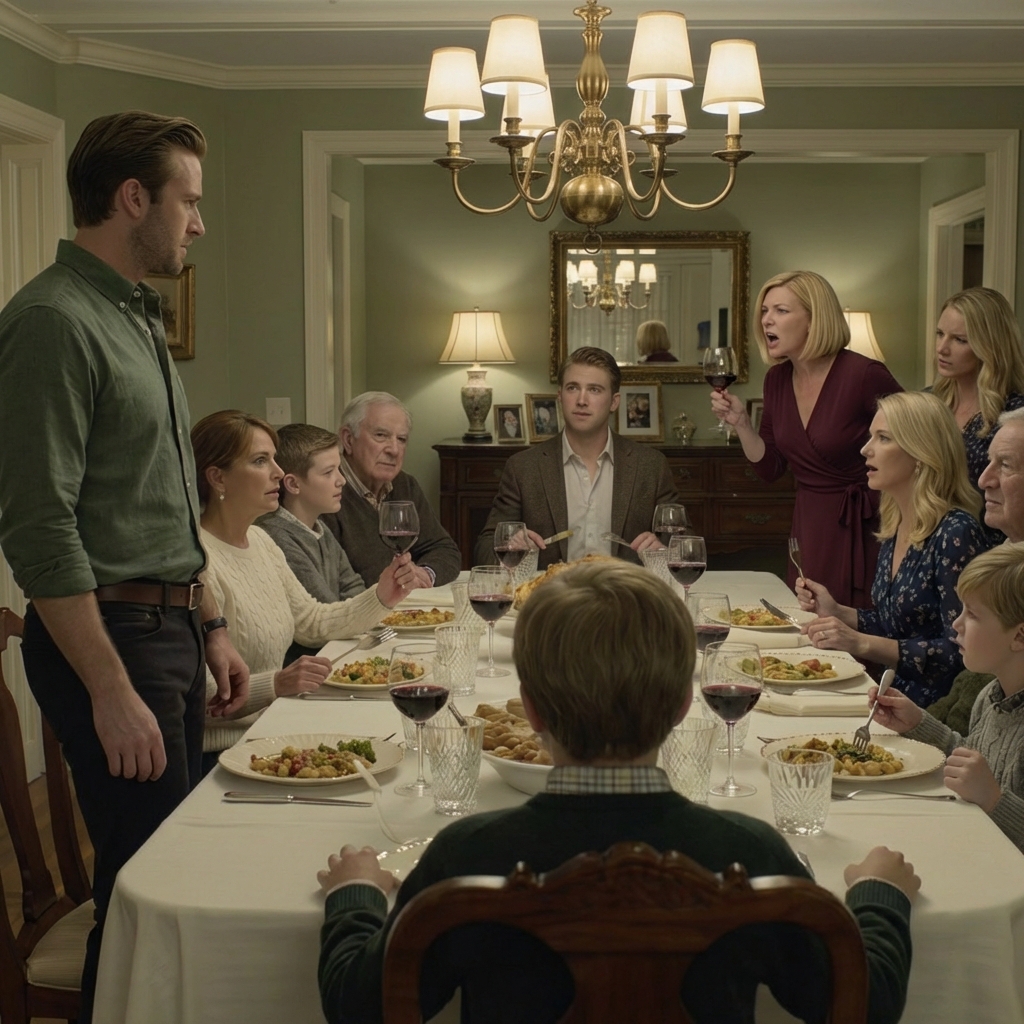 My wife screamed across the dining room, her face twisted with rage I’d never seen before. Apologize to my brother or get out of my house.