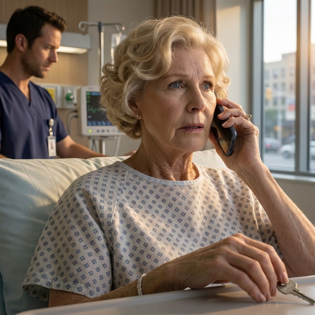 My whole family went on a ski vacation, left me alone in the ICU listening to the machine go “beep… beep…,” my daughter even called casually: “Mom’s fine, I’ll be back in 10 days”; I was barely discharged when I saw the house being torn up, a power of attorney and a for-sale flyer sitting right on the table… So I sold the house in Denver and vanished; the day they came back, they froze dead in their tracks… and what made me go cold was the laughter on the other end of the line.