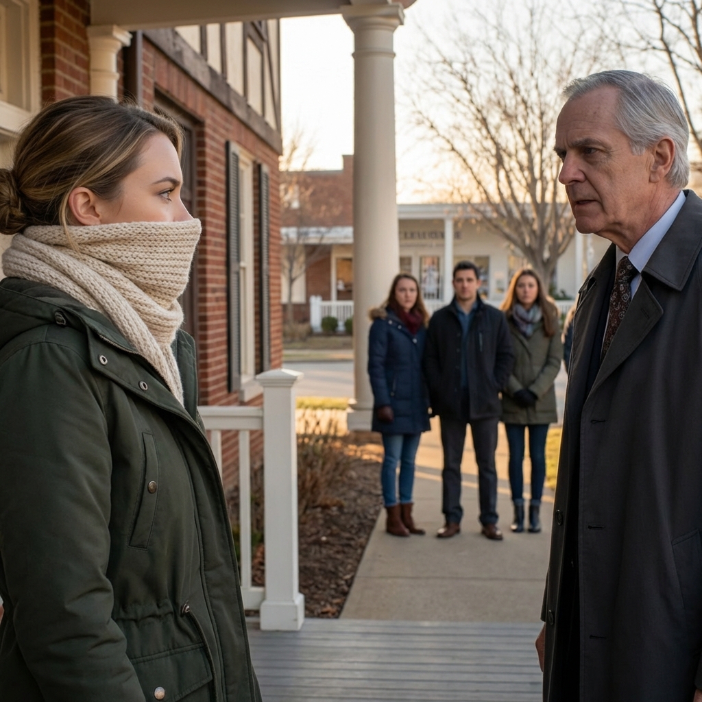 My billionaire grandfather caught me going in and out of St. Mary’s shelter for homeless college students and barked, “Why aren’t you living in the house I gave you?” I went numb—I’d never even seen the keys. My mom panicked: “I was going to tell you today… but I gave that place to Ashley, she needs it more.” My grandfather looked at me, then made a call. In less than 30 minutes, police sirens were already roaring down the street…