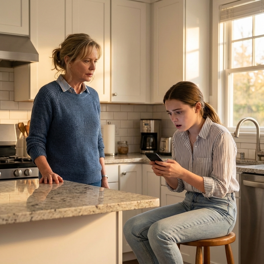 I said to my daughter, ‘Is your husband and his family coming for Christmas?’