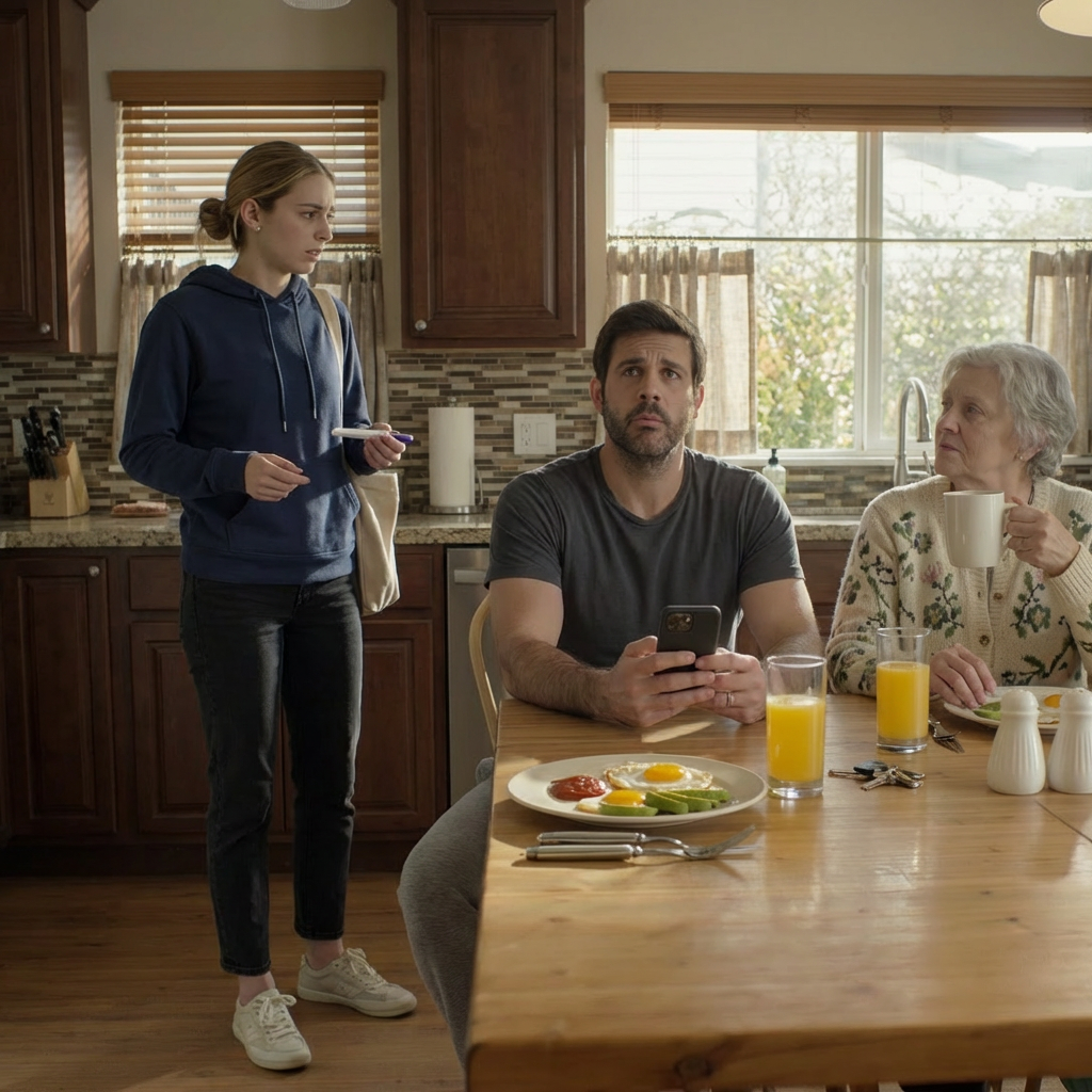 While I Was Standing In The Kitchen After Making His Favorite Breakfast And Holding A Positive Pregnancy Test With Shaking Hands, My Boyfriend Looked Up From His Phone Just To Say, “Abortions Are Quick. Bad Timing, As Always.” As His Mom Sipped Her Coffee And Added, “He